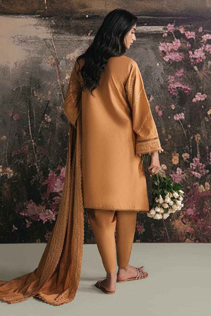 Cross Stitch - MUSTARD BLOOM - Lawn - 3 Piece - Unstitched