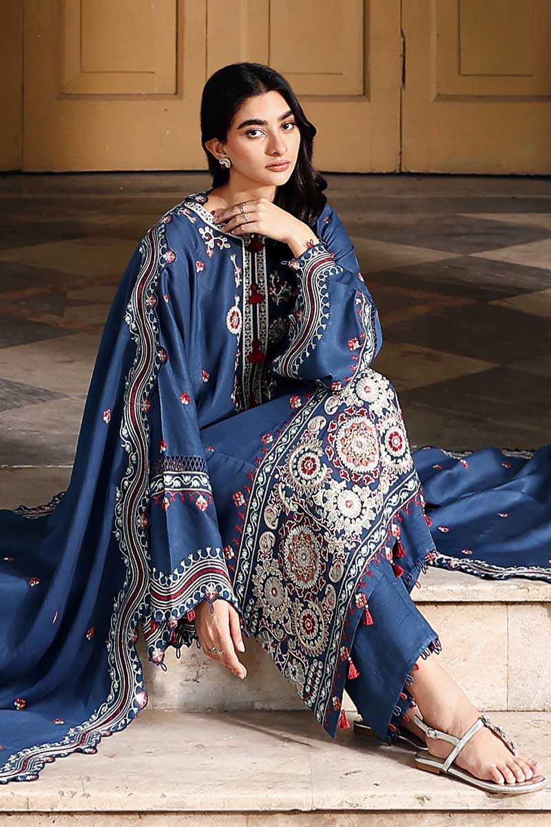 Cross Stitch - Moonlit Garden - Marina Embroidered Suit - 3 Piece - Unstitch