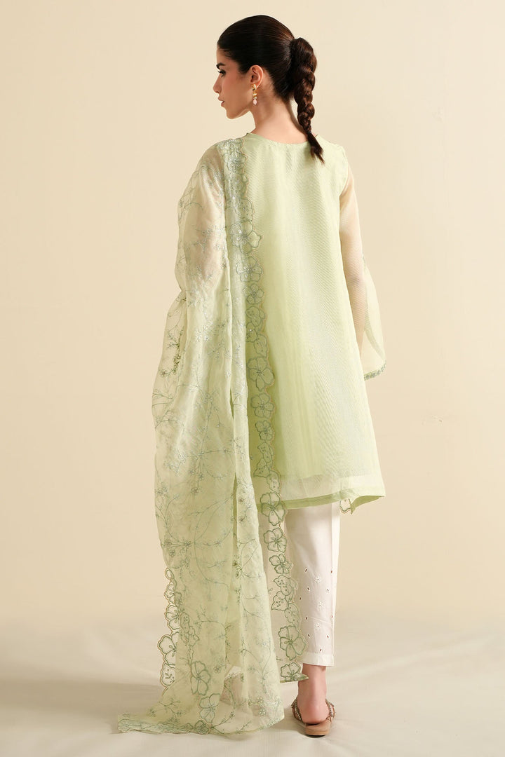Cross Stitch - Net Spring Dew Suit For Women - Green - 2 Piece