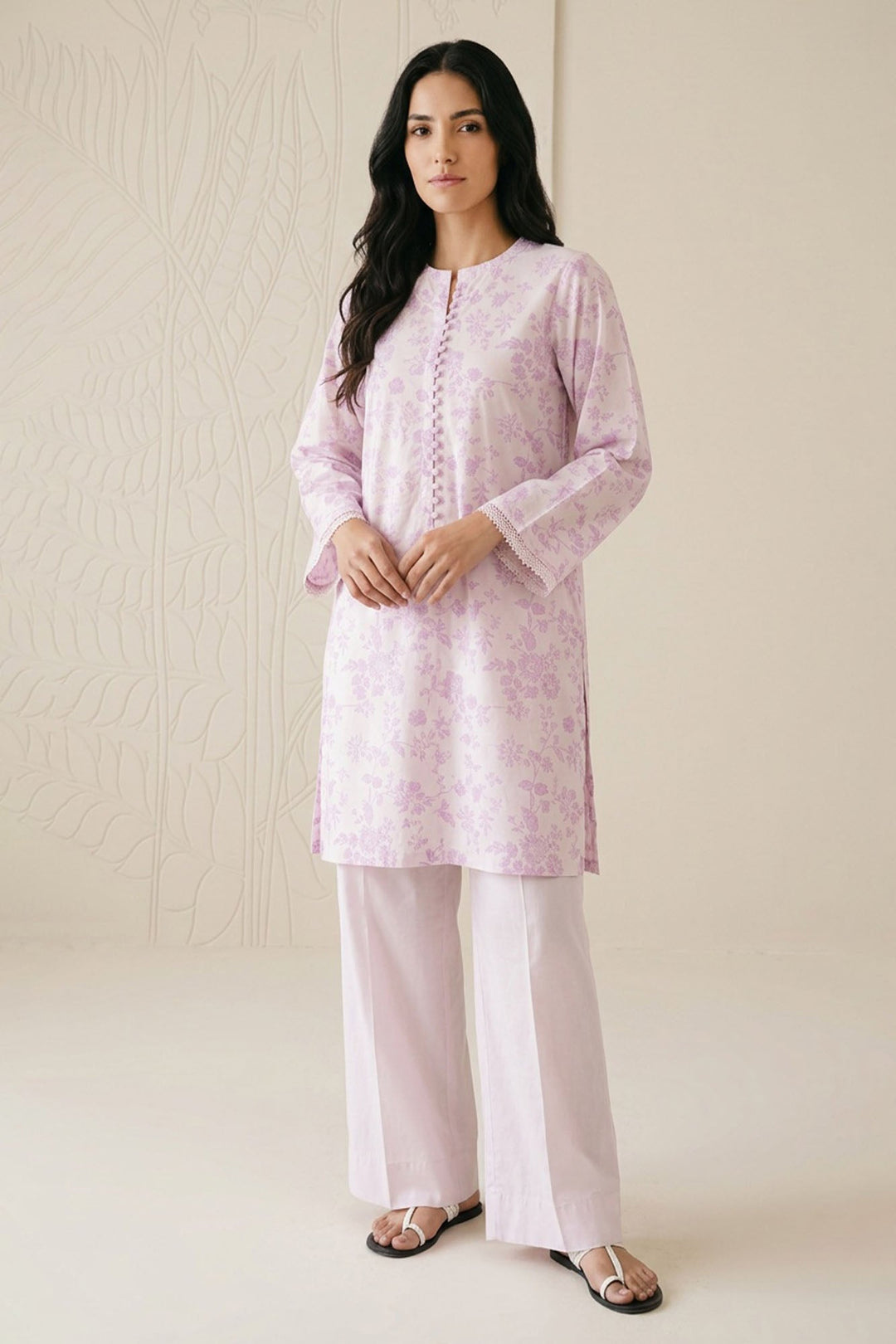 Cross Stitch - Pastel Palette Lawn Suit For Women - 2 Piece