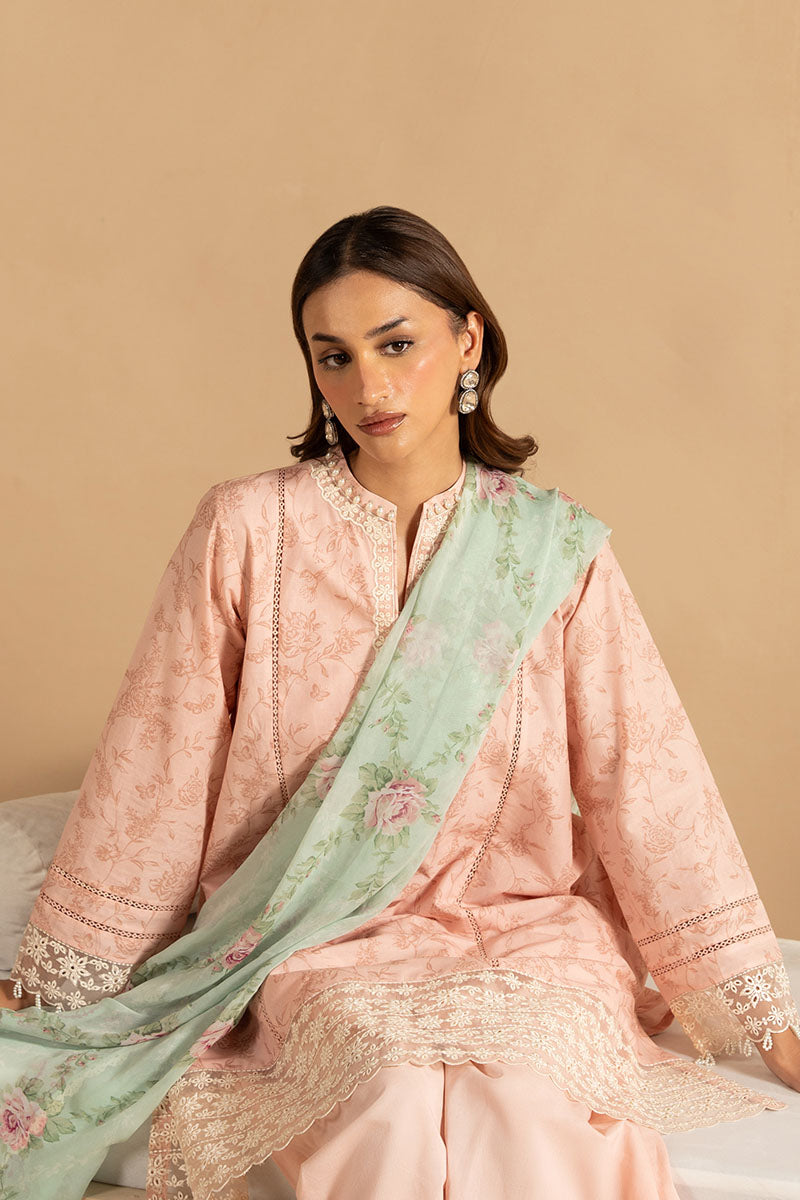 Cross Stitch - ROSE BLEND - Lawn - 3 Piece - Unstitched