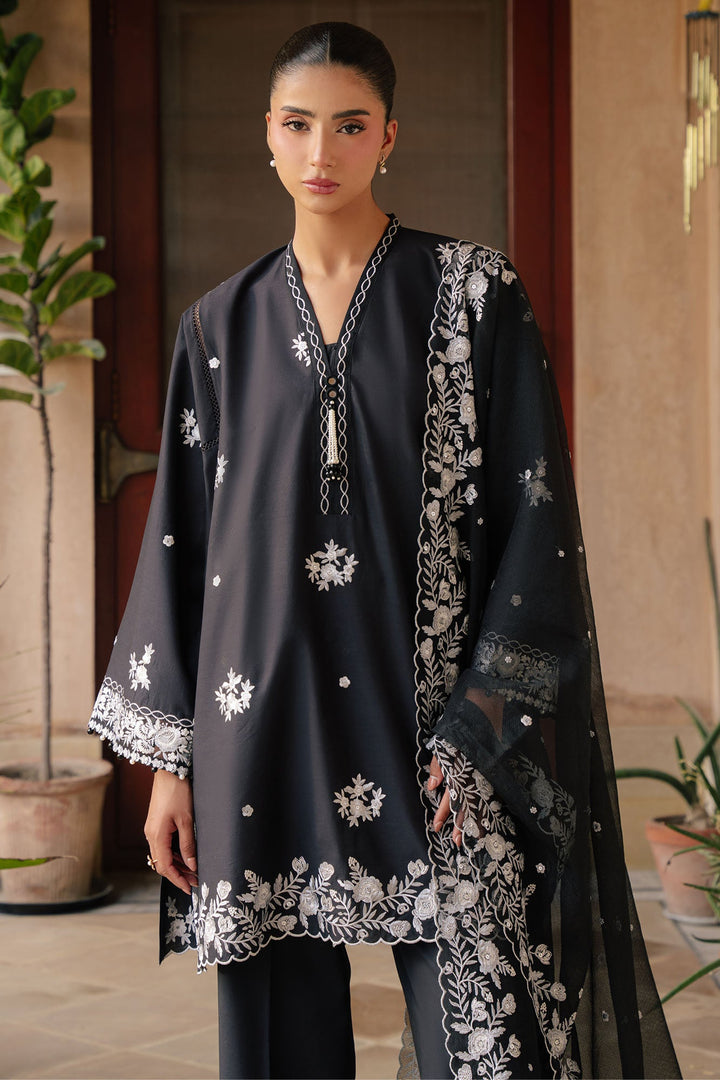 Cross Stitch - Raven Muse Lawn Suit For Women - 3 Piece