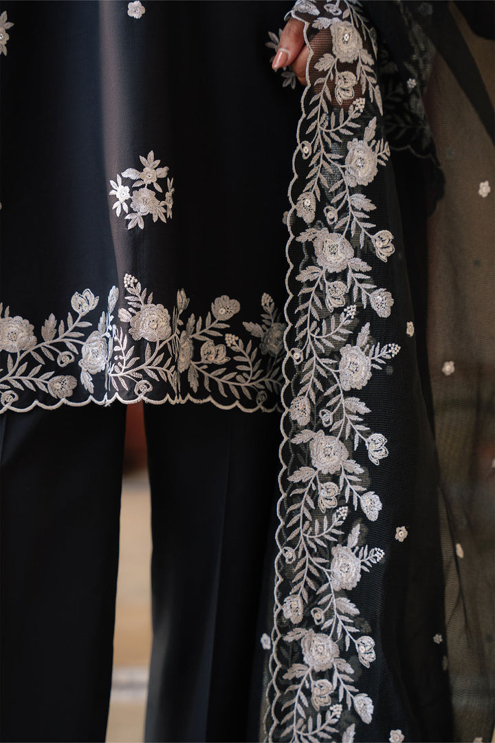 Cross Stitch - Raven Muse Lawn Suit For Women - 3 Piece