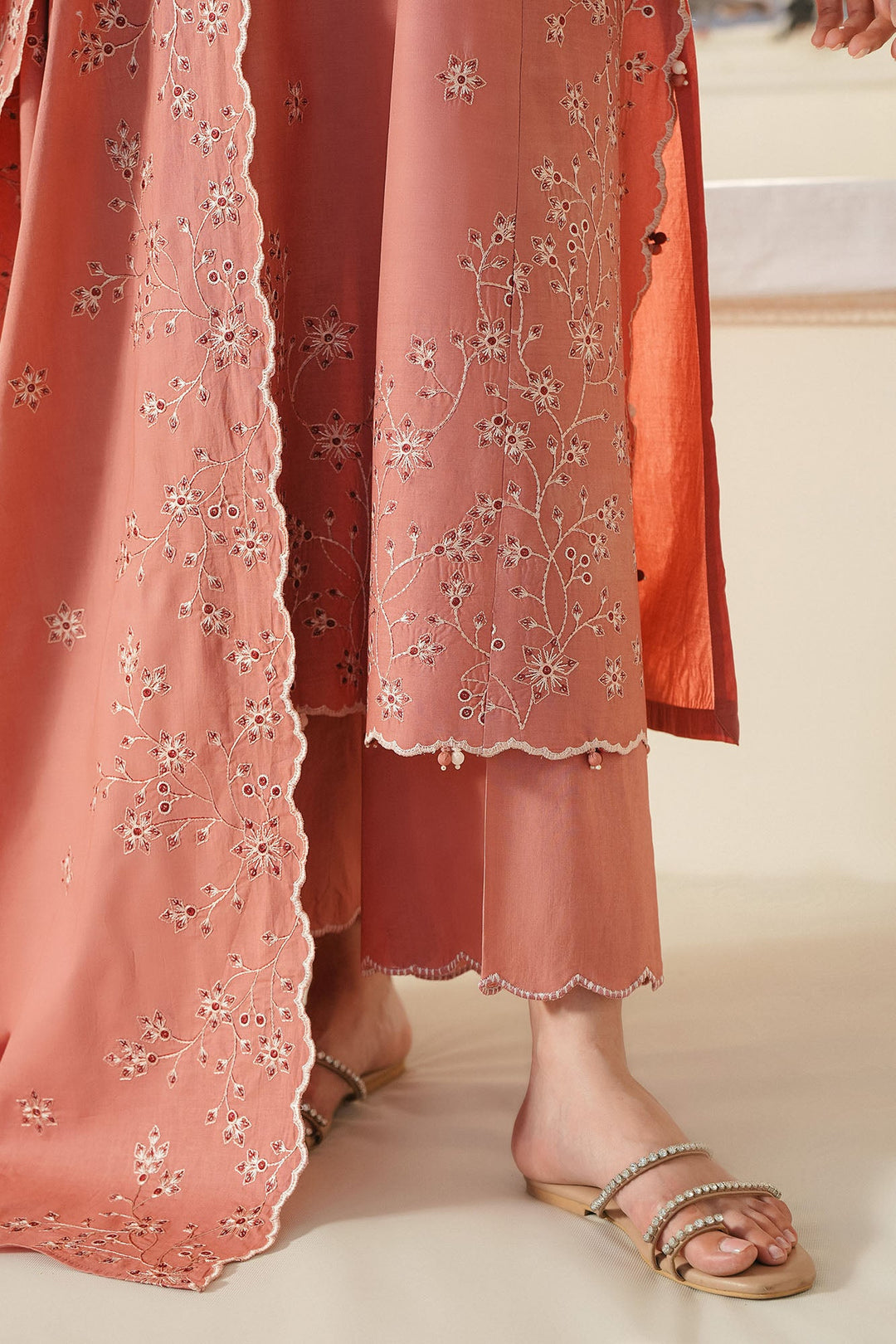 Cross Stitch - Rose Dawn Lawn Embroidered Suit For Women - 3 Piece