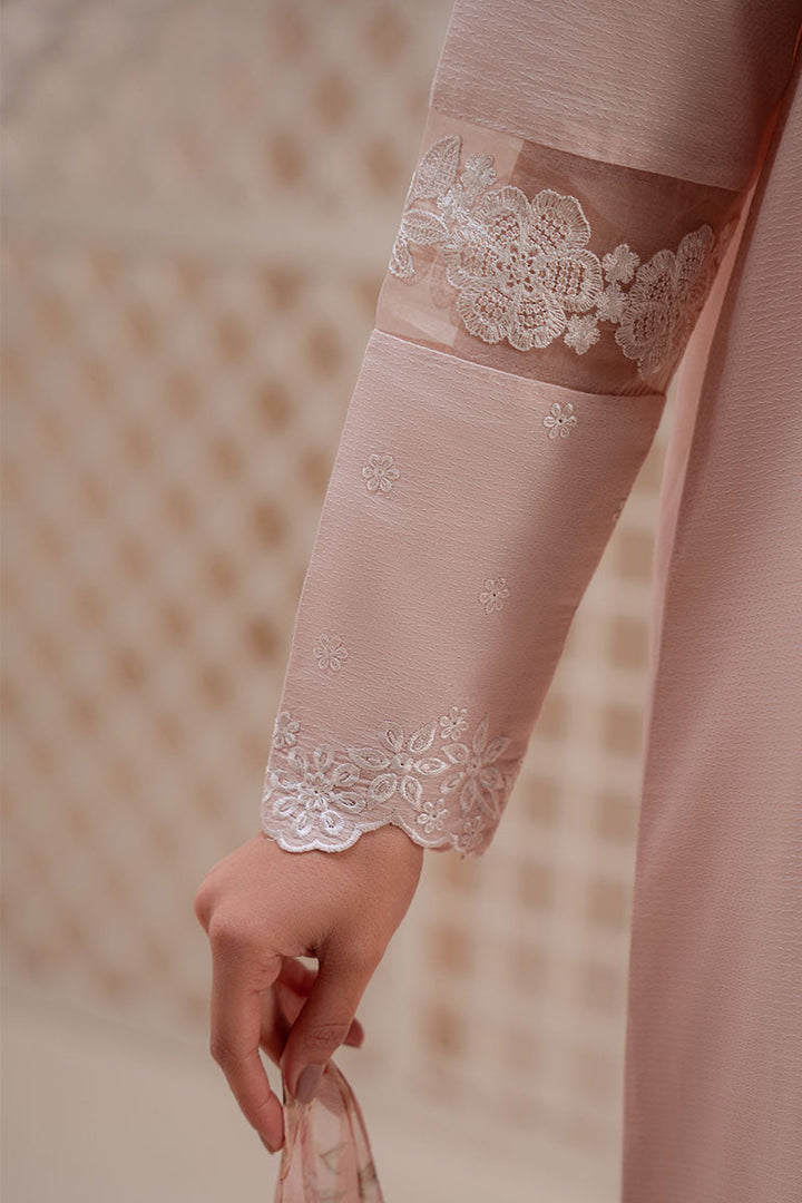 Cross Stitch - Rose Dust Lawn Suit For Women - Pink - 2 Piece