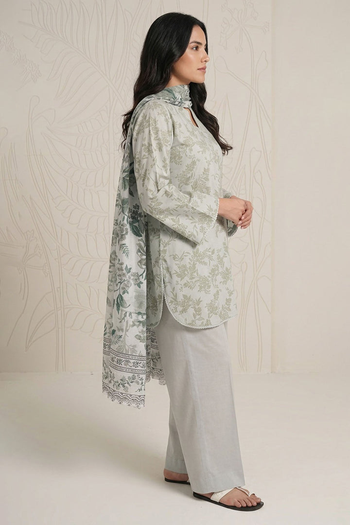 Cross Stitch - Serene Whisper Lawn Suit For Women - 3 Piece