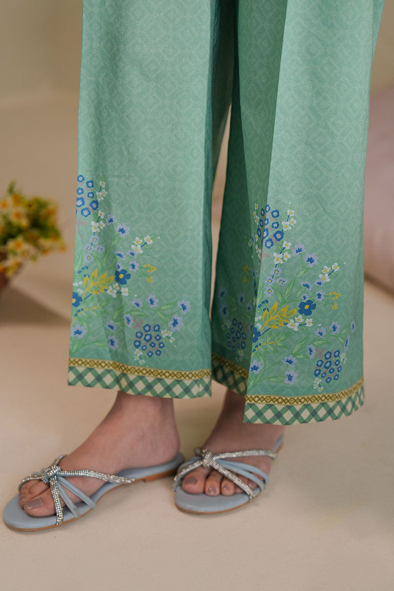 Cross Stitch - Spring Bell Digital Print Lawn Unstitch Suit For Women - 2 Piece