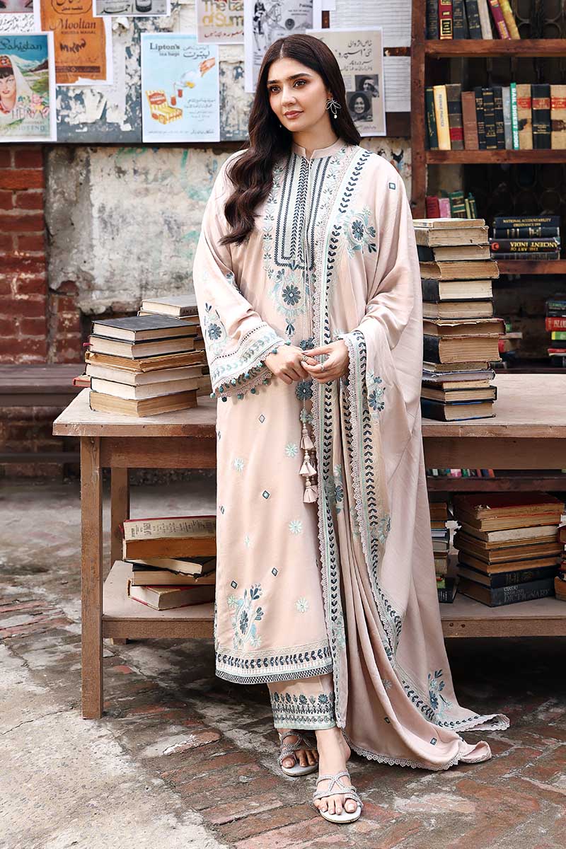 Cross Stitch - Subtle Maze - Marina Embroidered Suit - 3 Piece - Unstitch
