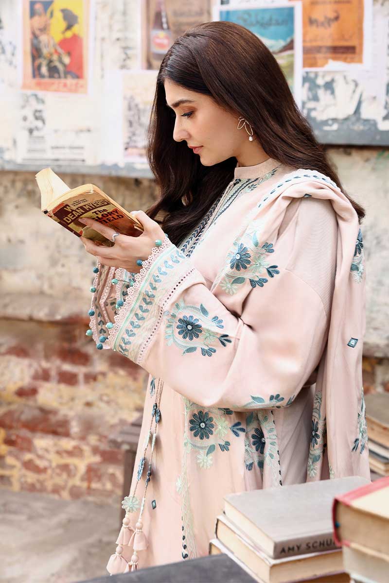Cross Stitch - Subtle Maze - Marina Embroidered Suit - 3 Piece - Unstitch