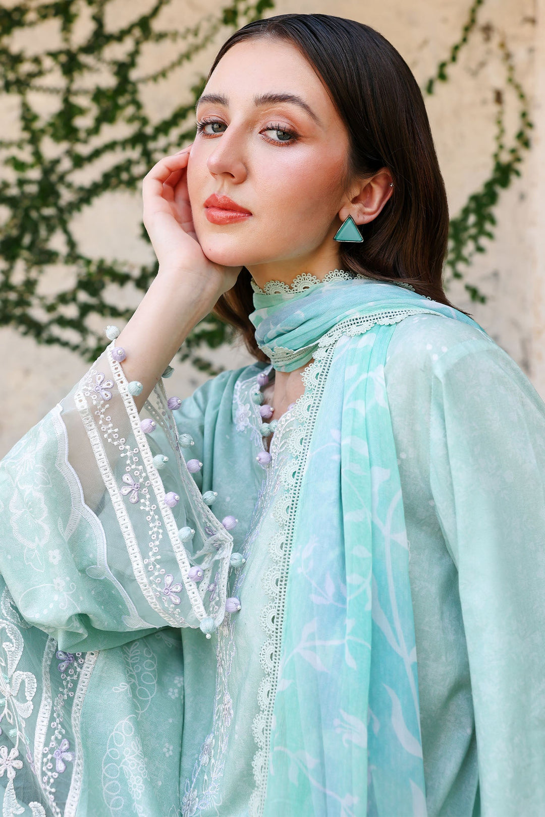 Cross Stitch - Summer Breeze Lawn Unstitch Suit For Women - 3 Piece