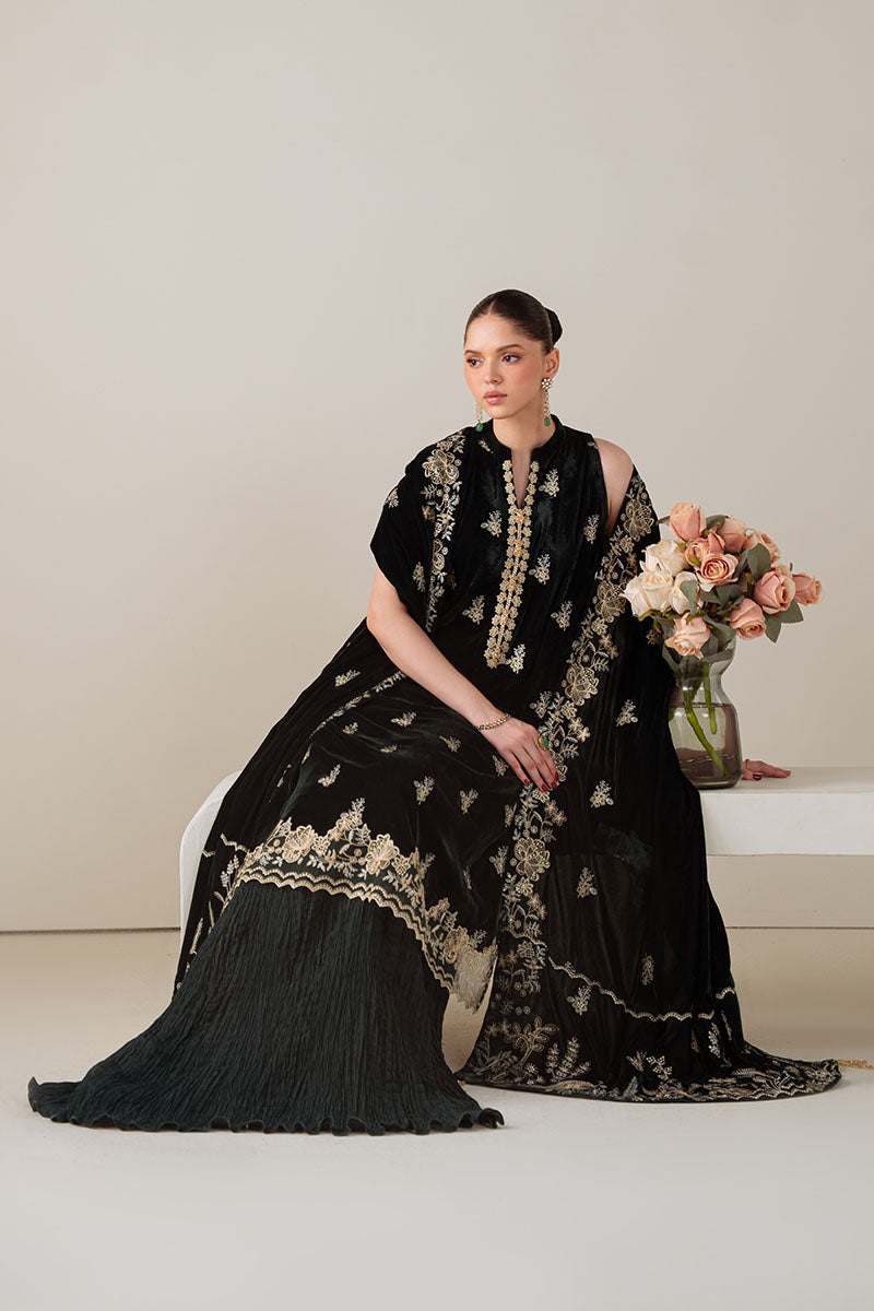 Cross Stitch - VERDANT SPELL - Chiffon - 3 Piece - Unstitched