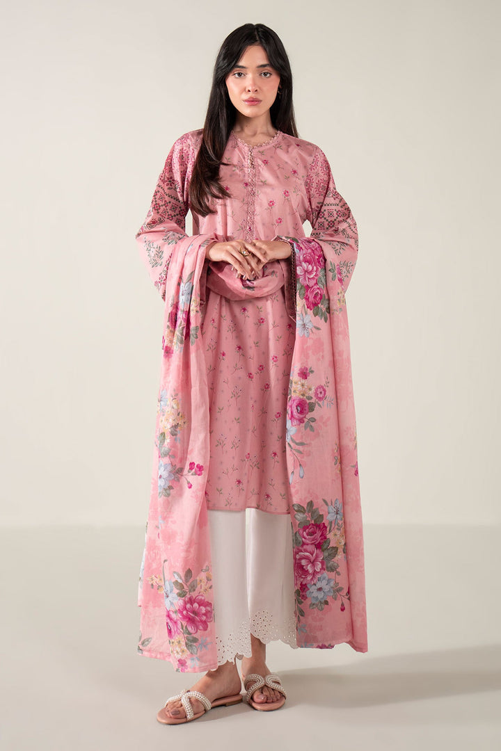 Cross Stitch - Vintage Aura Lawn Suit For Women - Pink - 2 Piece
