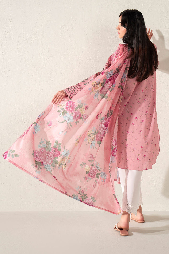 Cross Stitch - Vintage Aura Lawn Suit For Women - Pink - 2 Piece