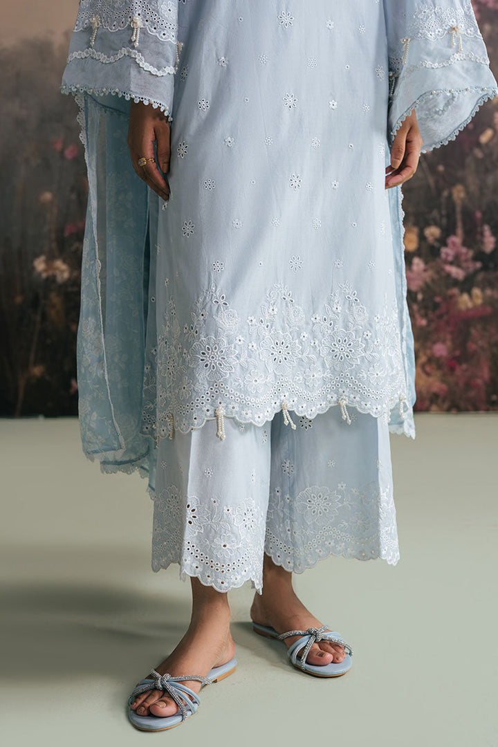 Cross Stitch - WHISPY BLUE - Lawn - 3 Piece - Unstitched