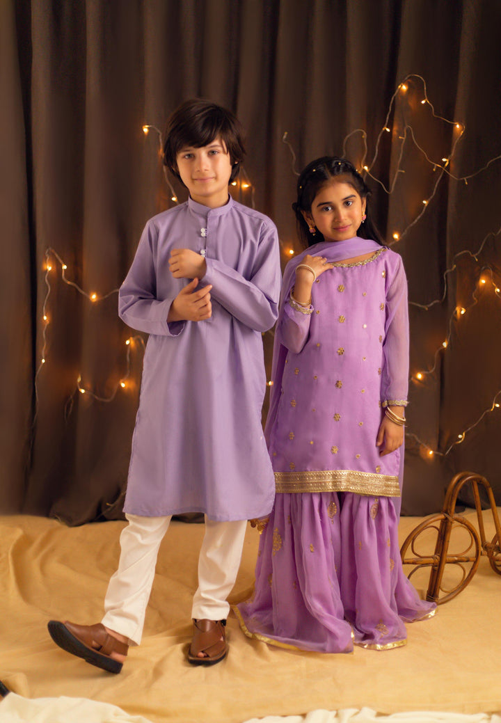 Kidoz Kloset - Lilac Dreams Kurta Pajama For Boy