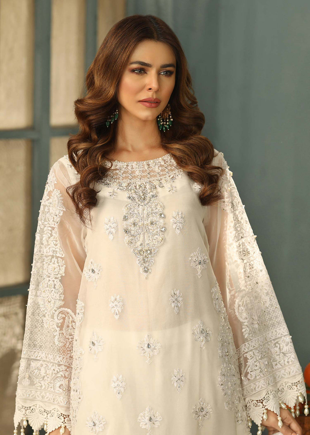 Laleen Suffi 3 Piece Suit White