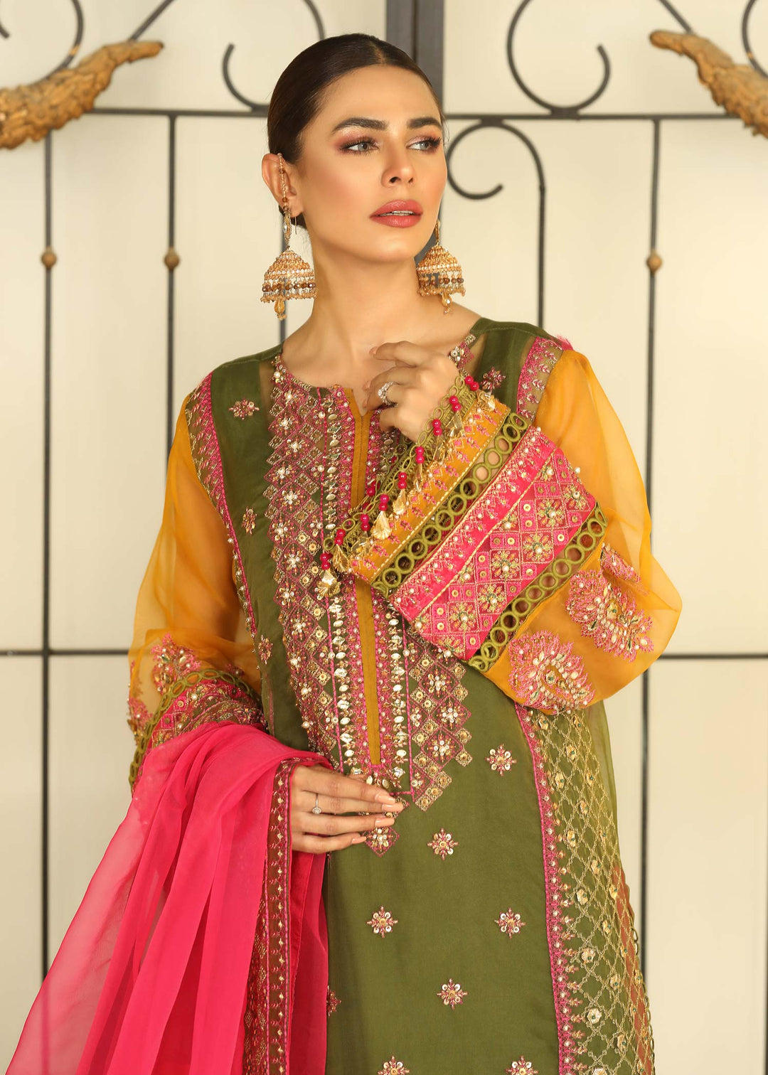 Laleen RANGOON 3 Piece Suit Pink