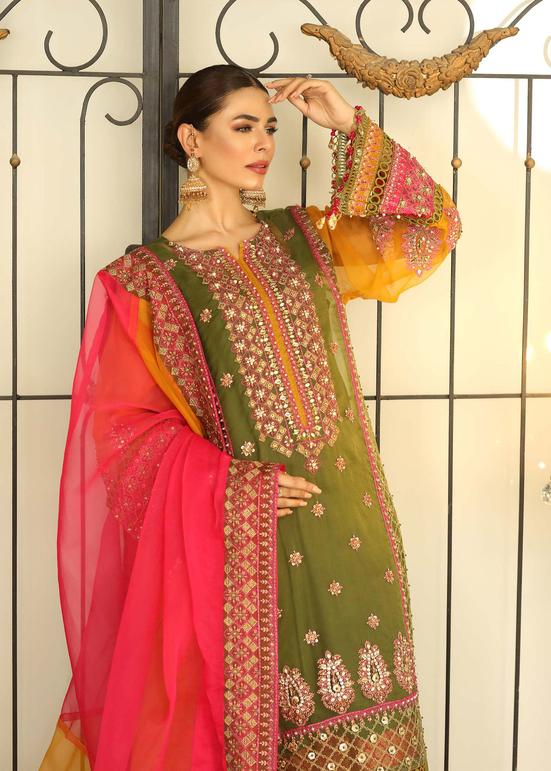 Laleen RANGOON 3 Piece Suit Pink
