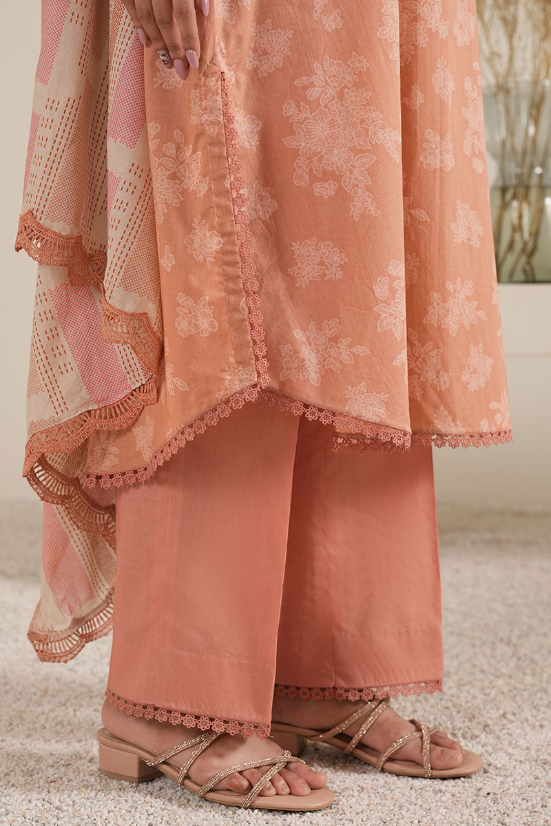 Cross Stitch - CORAL CRUSH - Lawn - 3 Piece - Unstitched