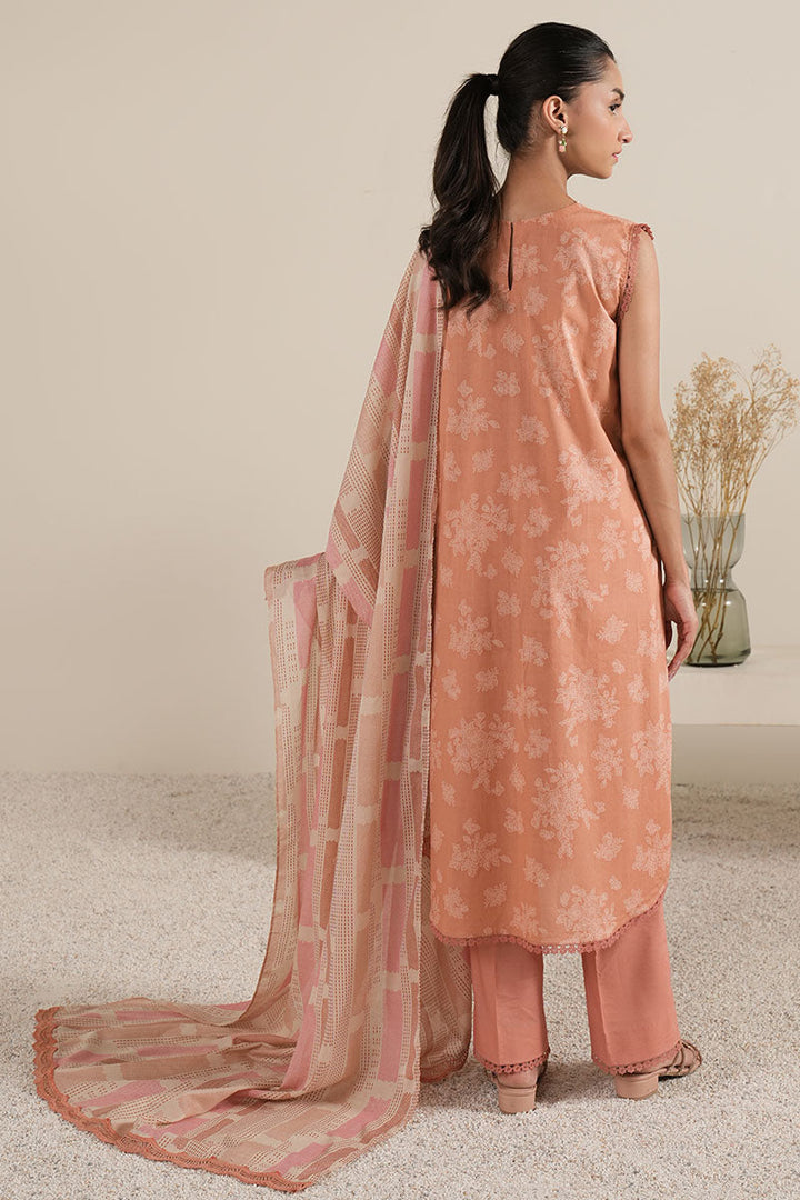 Cross Stitch - CORAL CRUSH - Lawn - 3 Piece - Unstitched