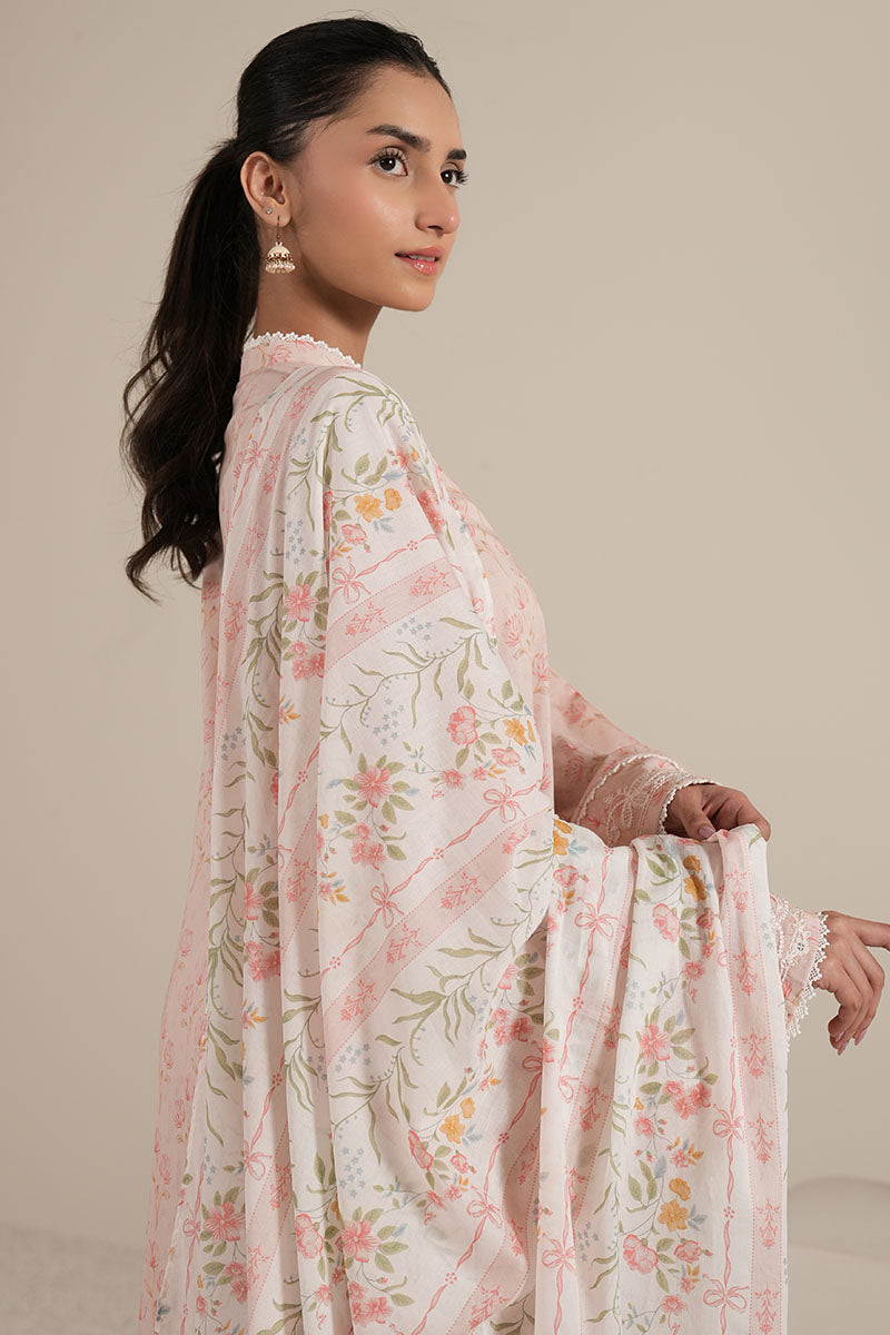 Cross Stitch - SERENE TALE - Lawn - 3 Piece - Unstitched