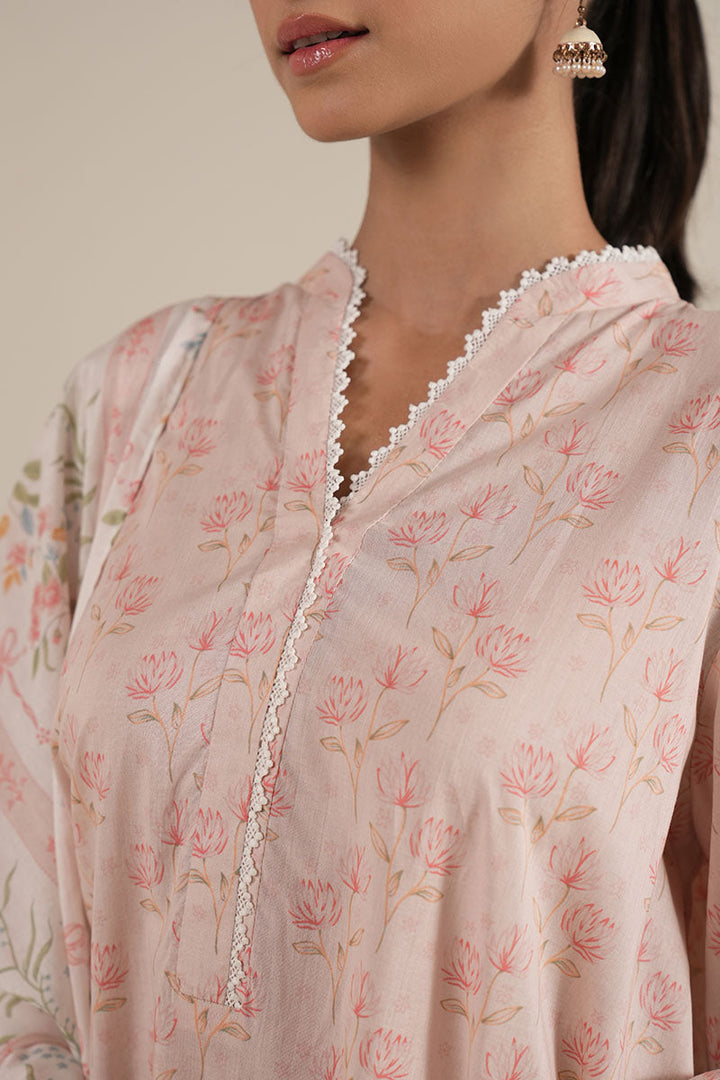 Cross Stitch - SERENE TALE - Lawn - 3 Piece - Unstitched