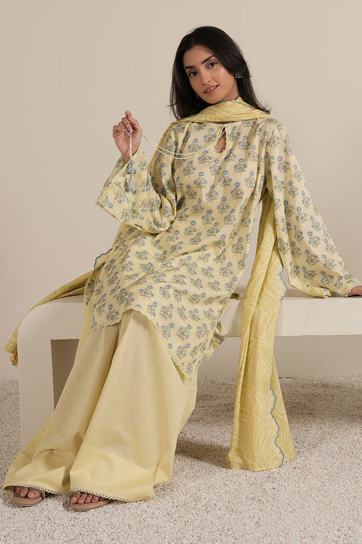 Cross Stitch - LEMON HAZE - Lawn - 3 Piece - Unstitched