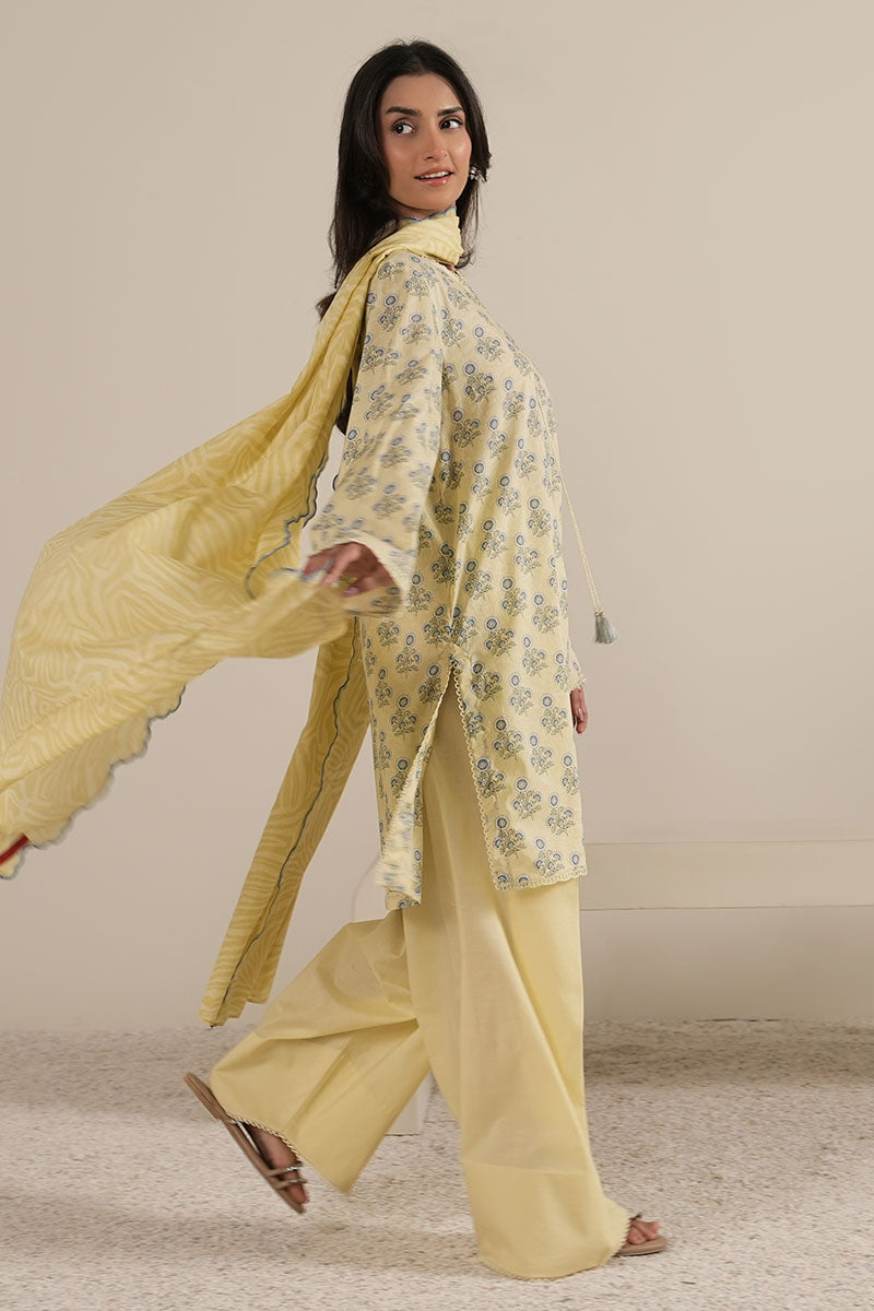 Cross Stitch - LEMON HAZE - Lawn - 3 Piece - Unstitched