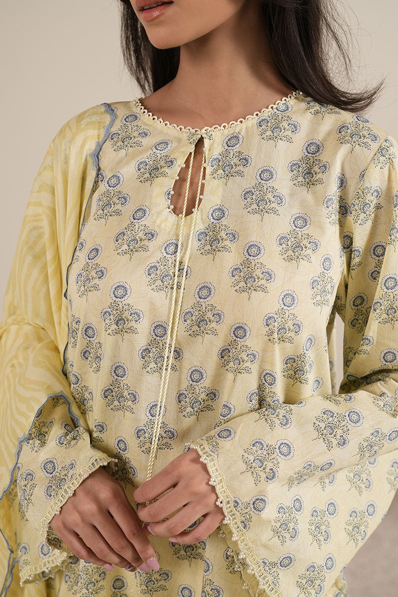 Cross Stitch - LEMON HAZE - Lawn - 3 Piece - Unstitched