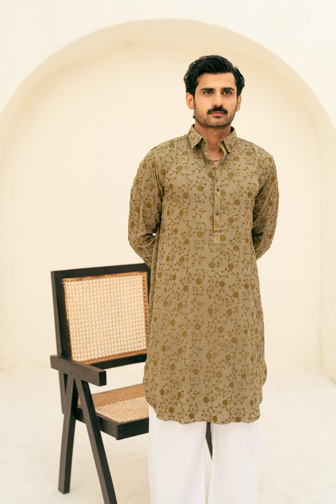 DEEPAK & FAHAD - Sahil - Beige - cotton - 1 Piece