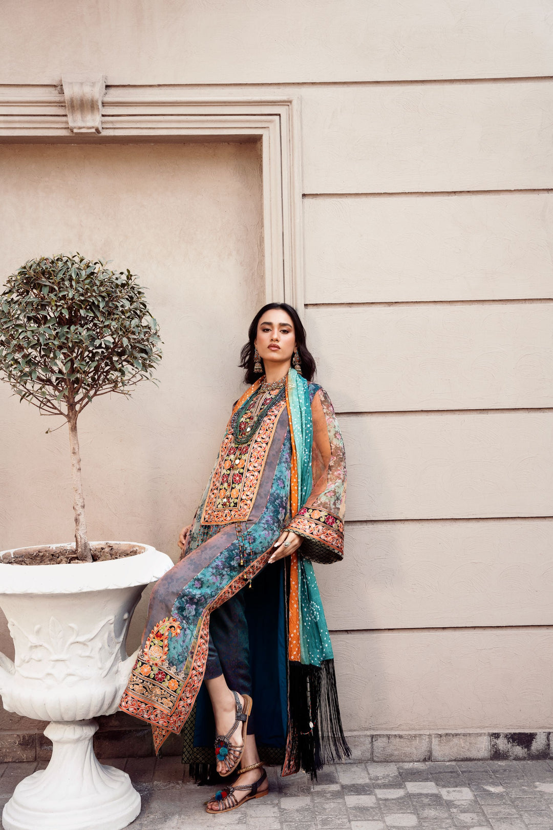 Nilofer Shahid - Sahira Suit For Women - 3 Piece