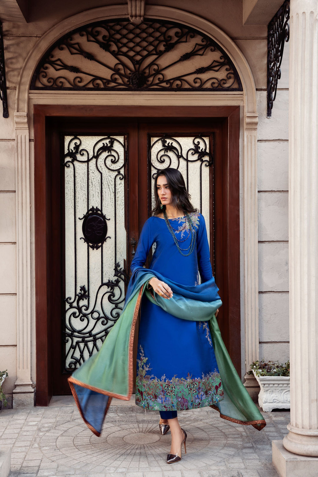 Nilofer Shahid - Zumara Suit For Women - 3 Piece