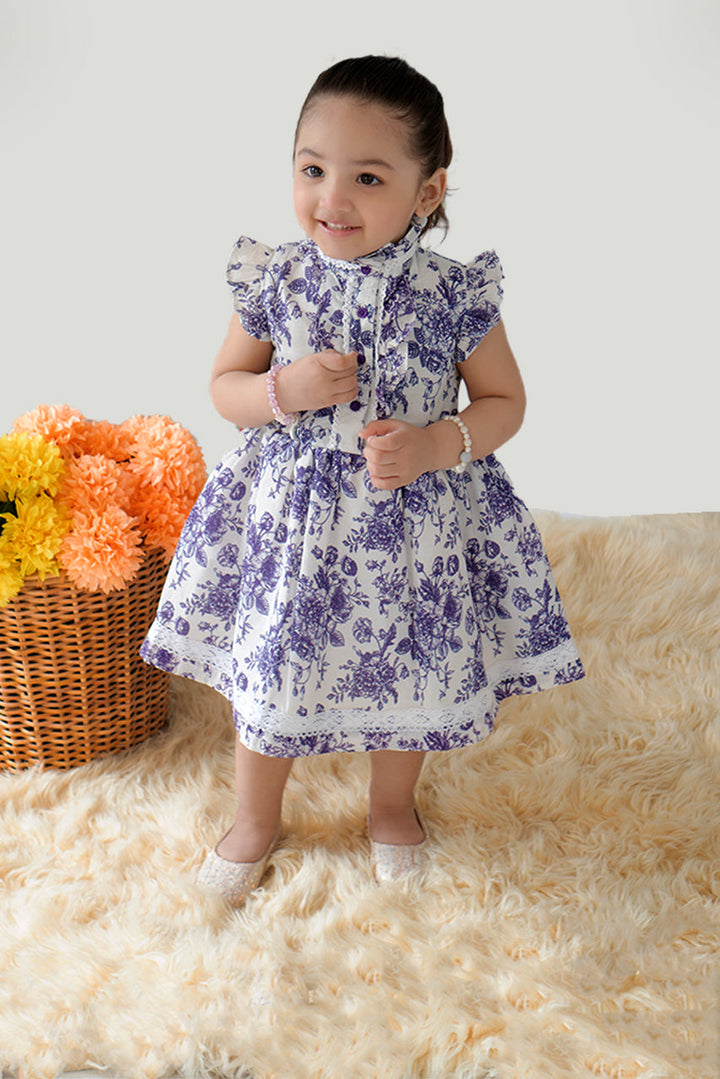 Hummingbirds - Lace & Lavender dress - Lawn Cotton - 1 Piece