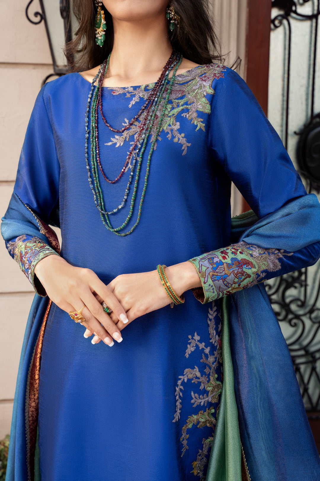 Nilofer Shahid - Zumara Suit For Women - 3 Piece