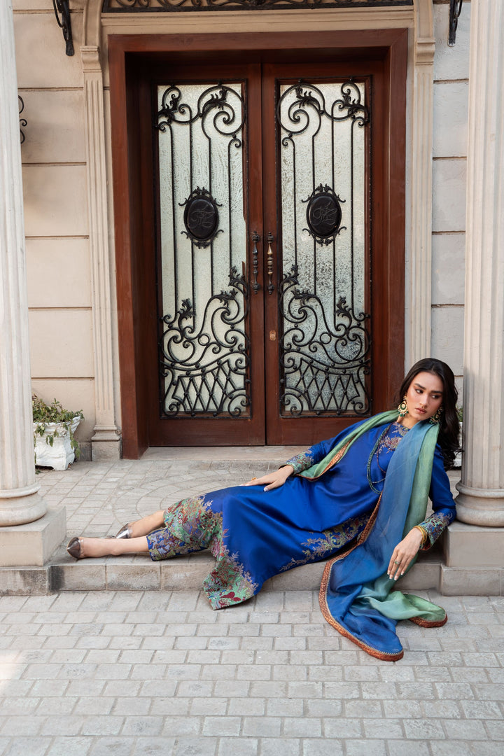 Nilofer Shahid - Zumara Suit For Women - 3 Piece