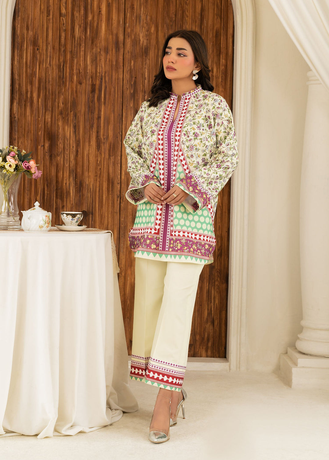 Allure by IH - TERRA - Multi Color - Law Silk - 2 Piece