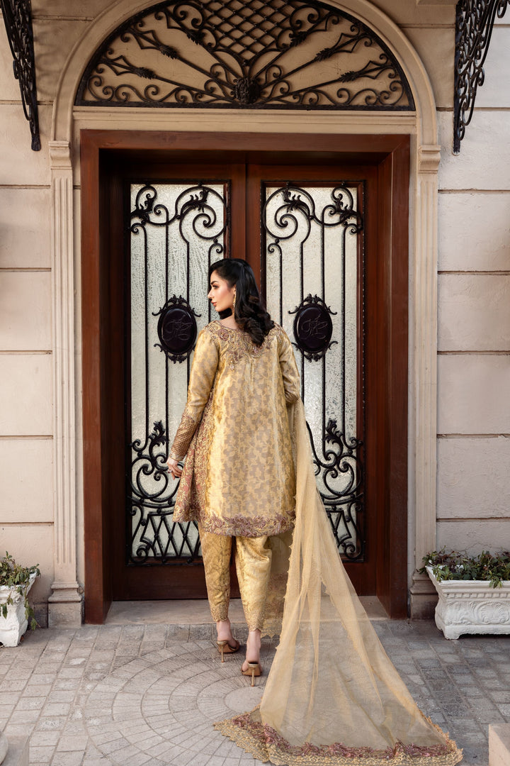 Nilofer Shahid - Zarvina Suit For Women - 3 Piece