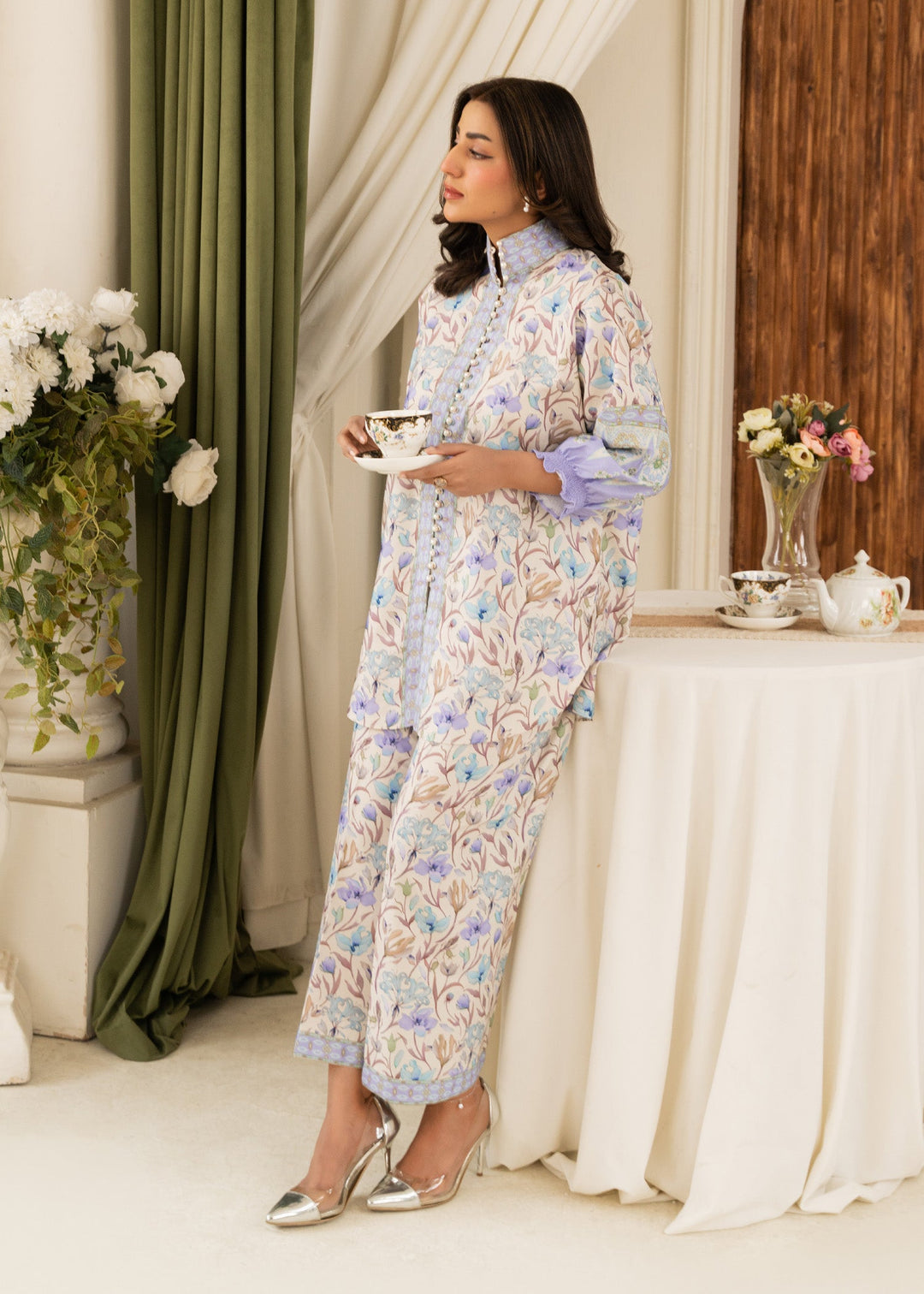 Allure by IH - VIOLET - Multi Color - Lawn Silk - 2 Piece