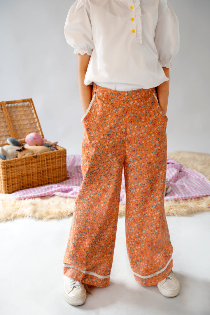 Hummingbirds - Peach Meadow Pants - Cotton Lawn - 1 Piece