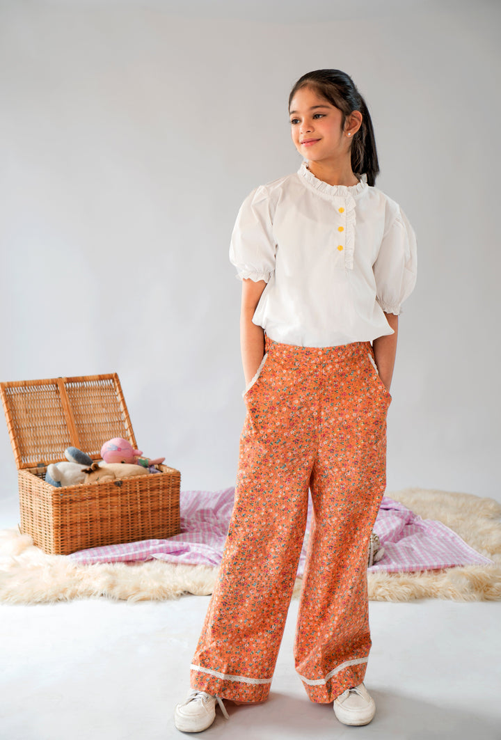 Hummingbirds - Peach Meadow Pants - Cotton Lawn - 1 Piece
