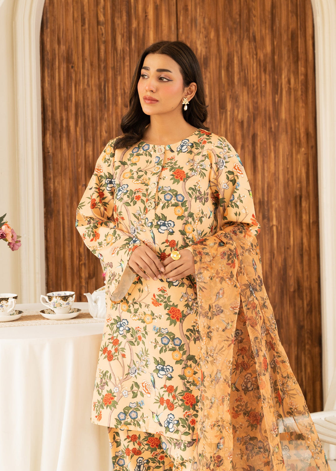 Allure by IH - ELANOR - Multi Color - Lawn Silk & Organza - 3 Piece