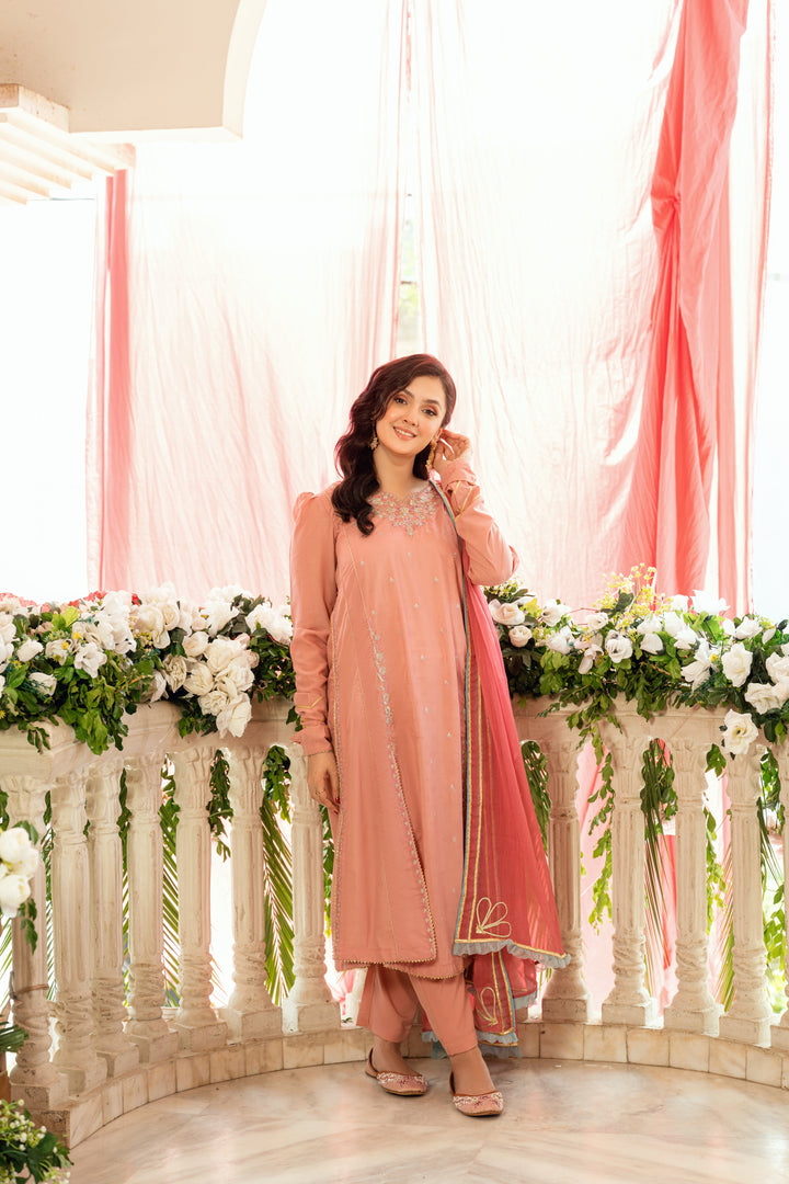 Omal by Komal - Ayla - Pink - 3 Piece