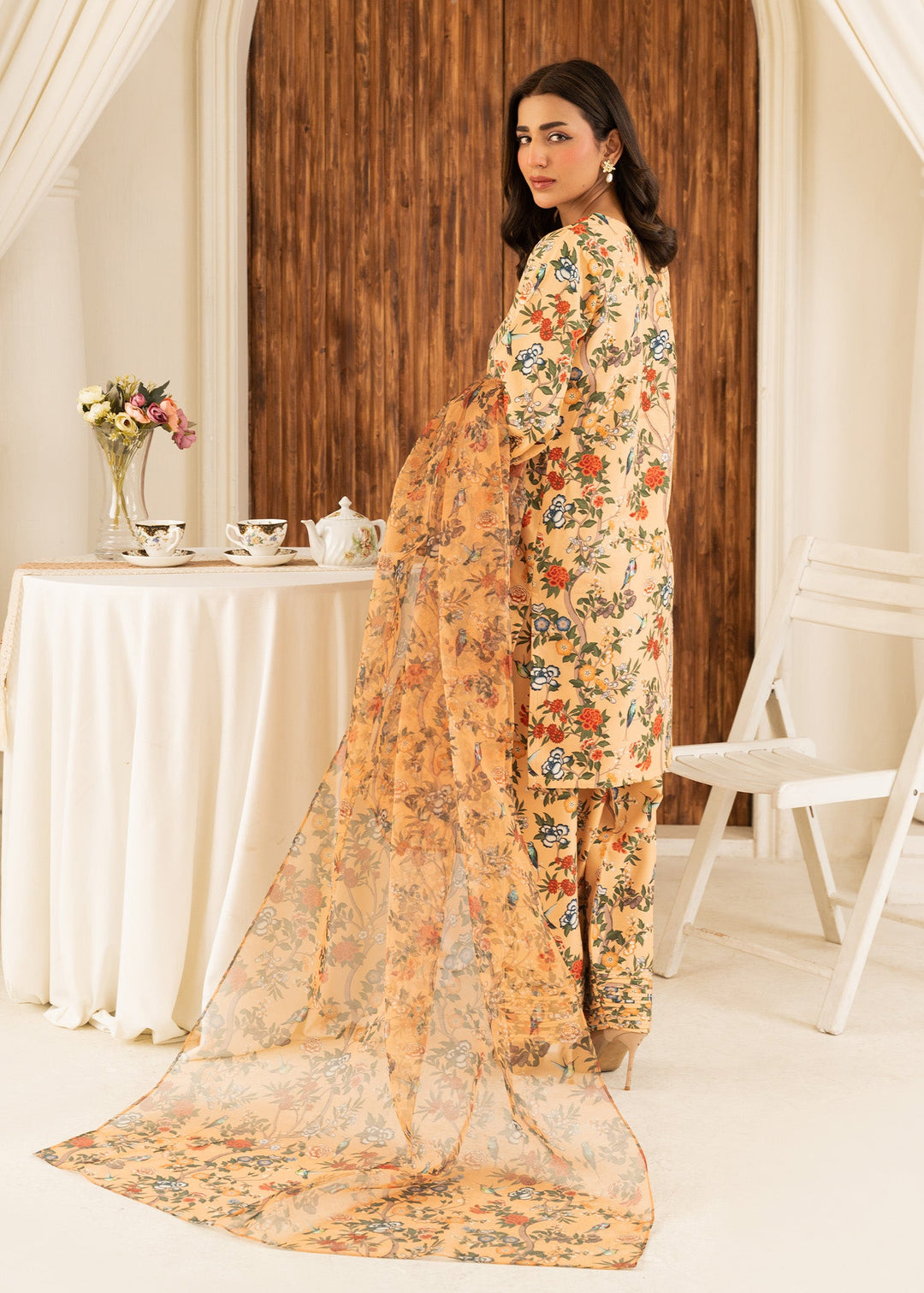 Allure by IH - ELANOR - Multi Color - Lawn Silk & Organza - 3 Piece