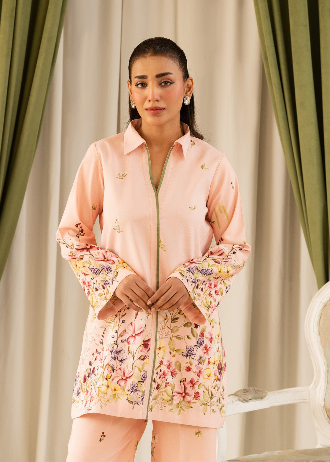 Allure by IH - ADELA - Nude Pink - Lawn Silk - 2 Piece