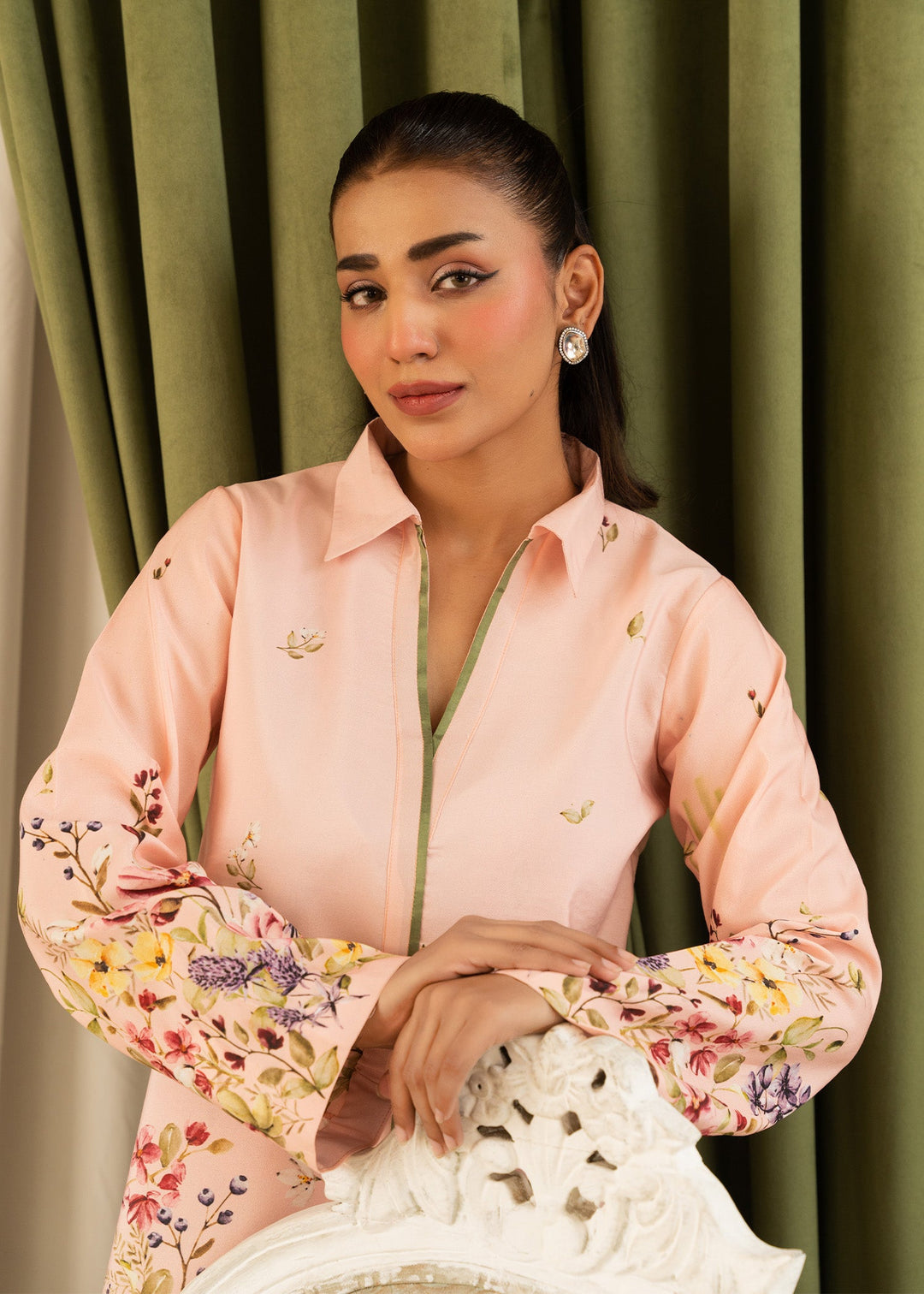 Allure by IH - ADELA - Nude Pink - Lawn Silk - 2 Piece