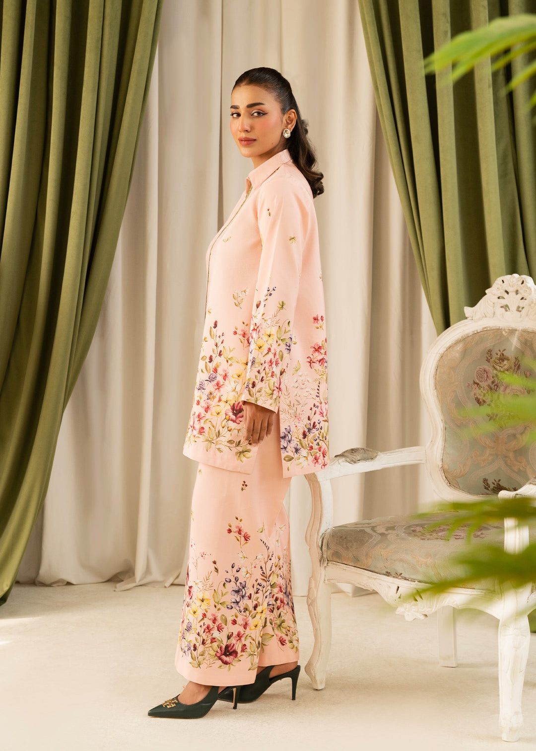 Allure by IH - ADELA - Nude Pink - Lawn Silk - 2 Piece