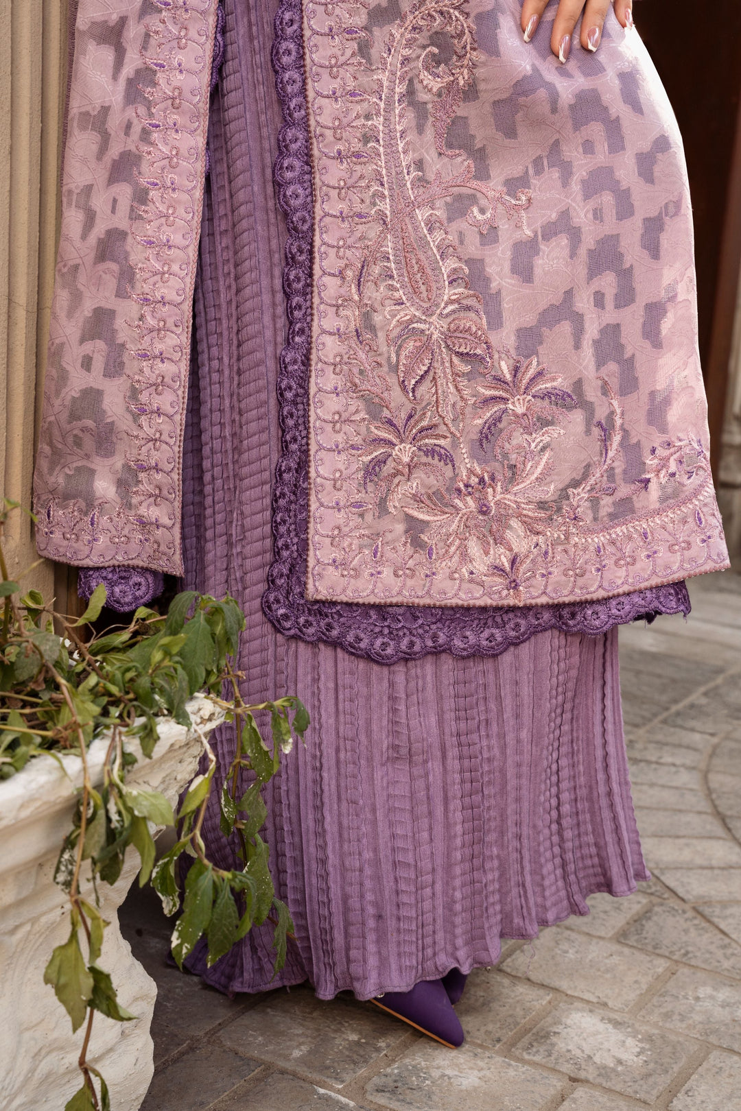 Nilofer Shahid - Mahveen Suit For Women - 3 Piece