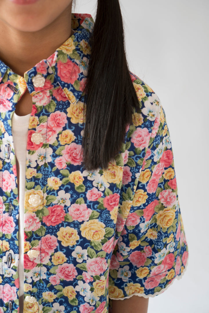 Hummingbirds - Floral Rush Co-ord Set - Cotton Lawn - 2 Piece