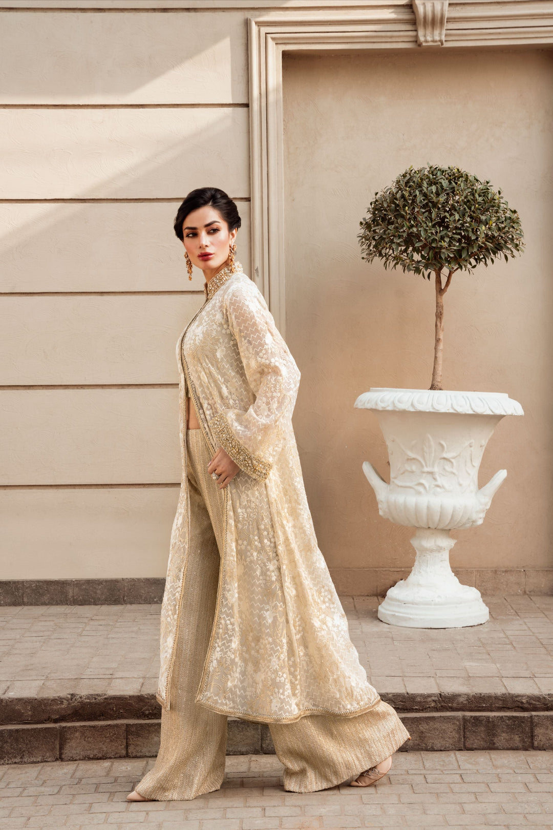 Nilofer Shahid - Mahzarin Suit For Women - 3 Piece