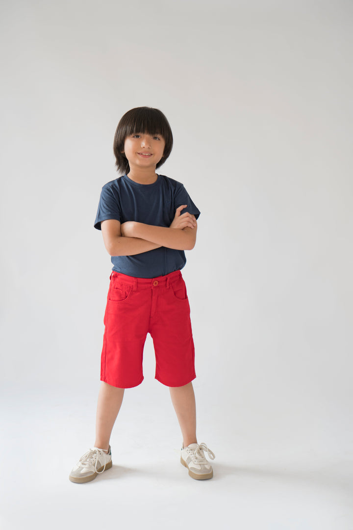 Hummingbirds - Red Chino Shorts - 1 Piece
